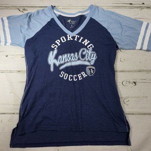 Sporting Kansas City Women's Blue Short Sleeve Tee